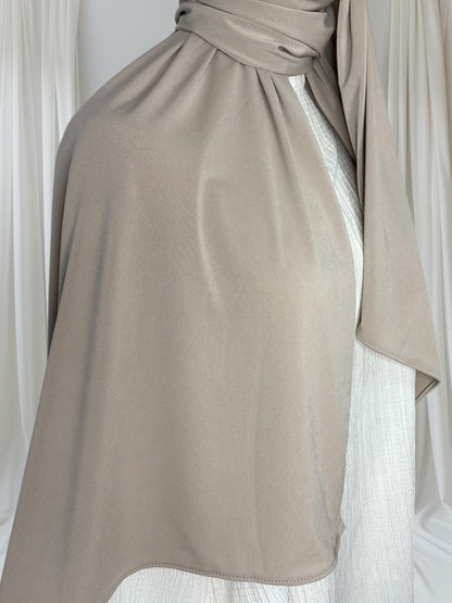 Hijab taupe sand